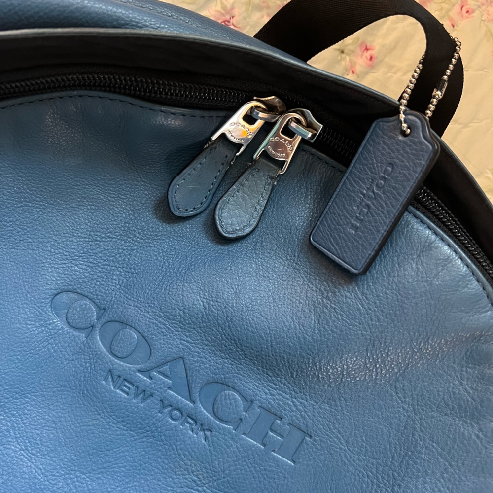 Coach Backpack - rare blue / no longer in production!